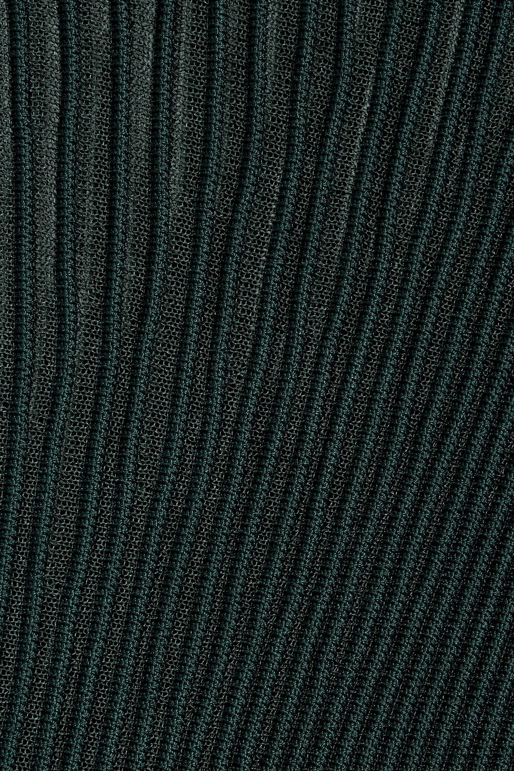 ALAÏA Ribbed-knit midi dress