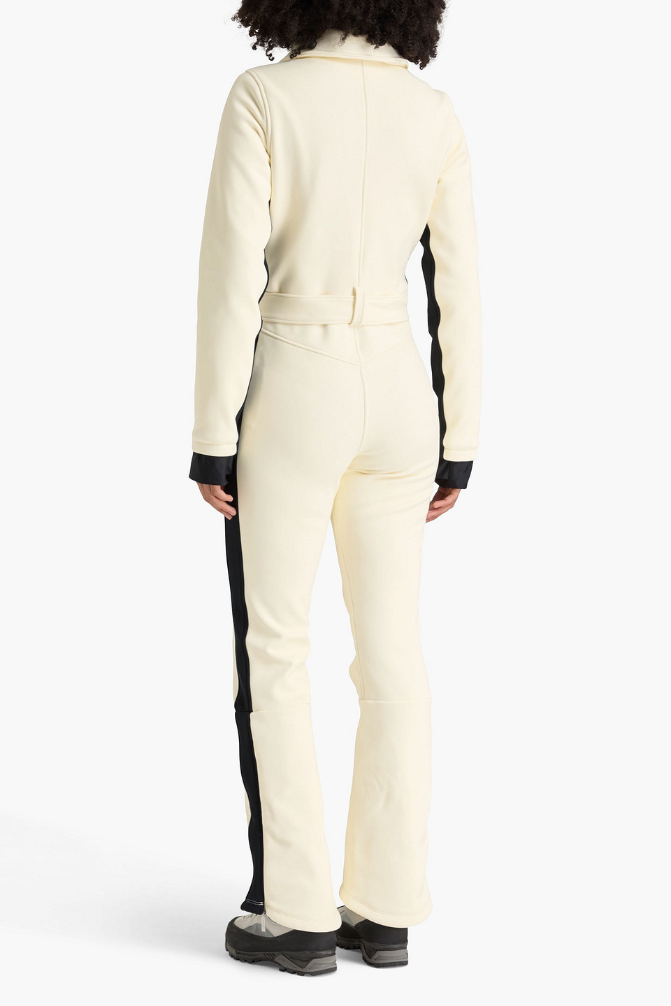 Cordova Otb Belted Softshell Ski Suit In White