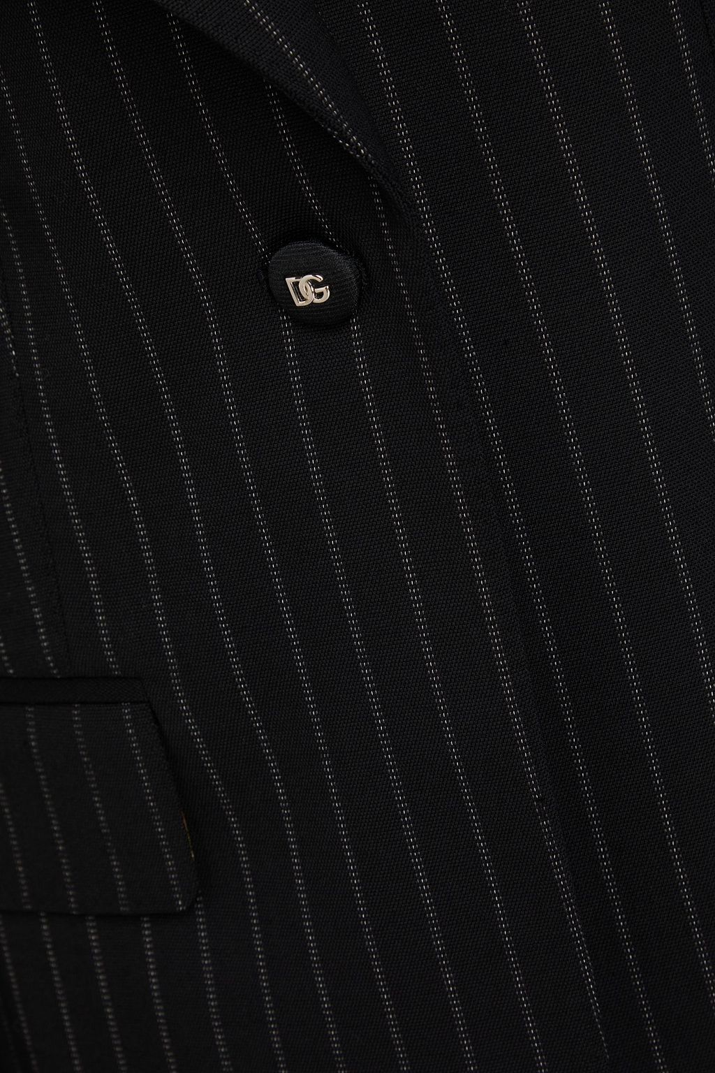 DOLCE&GABBANA Pinstriped wool-blend blazer