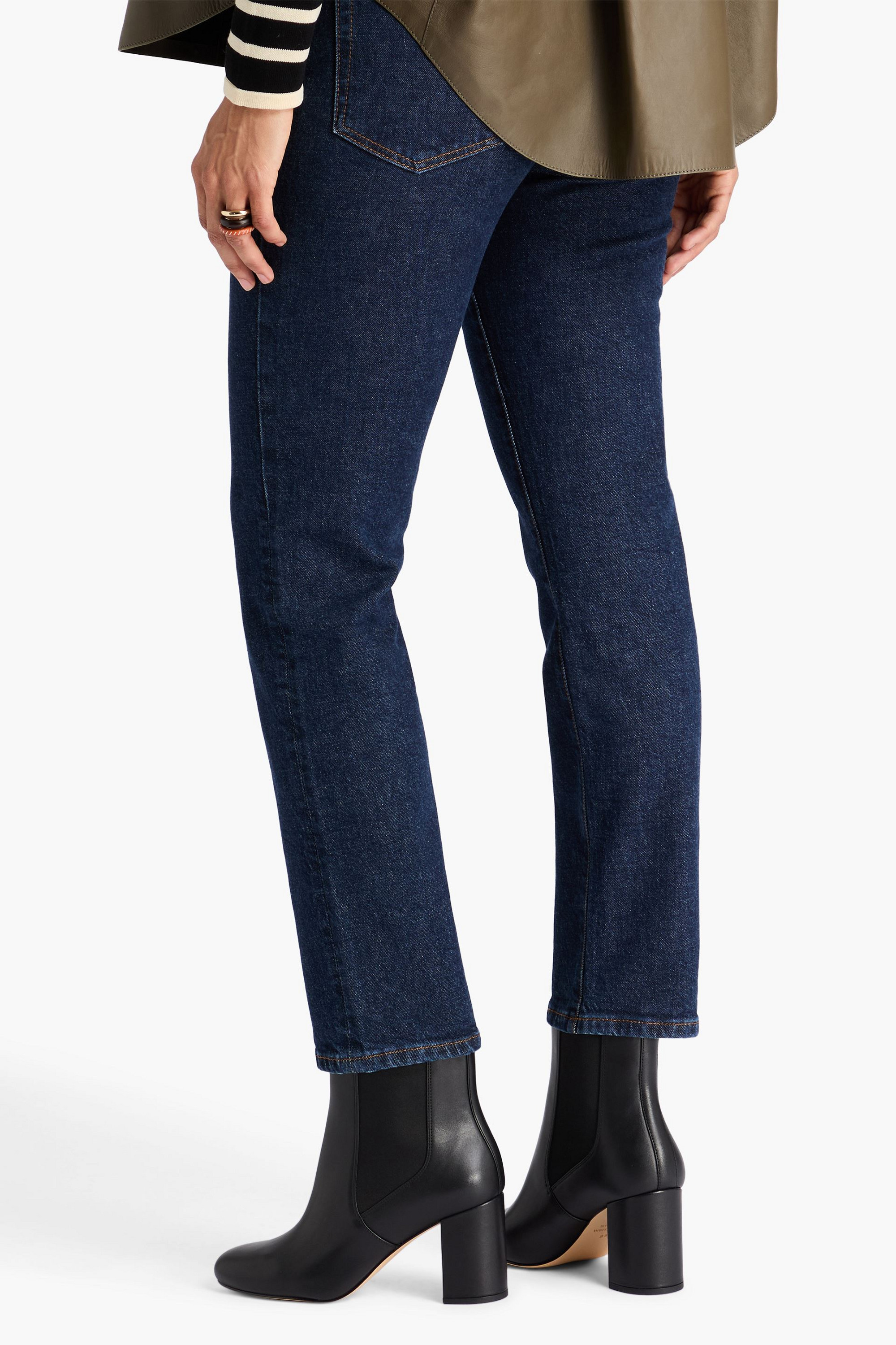 Stuart Weitzman Celina leather Chelsea boots thumbnail