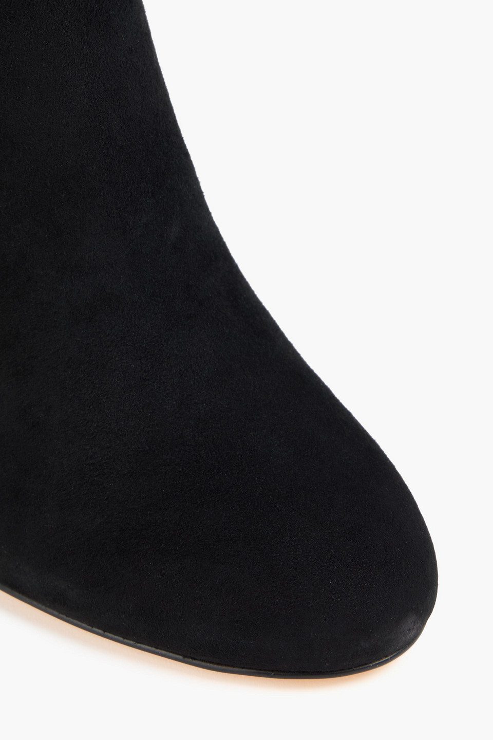Stuart Weitzman Celina 75 Suede Ankle Boots In Blue