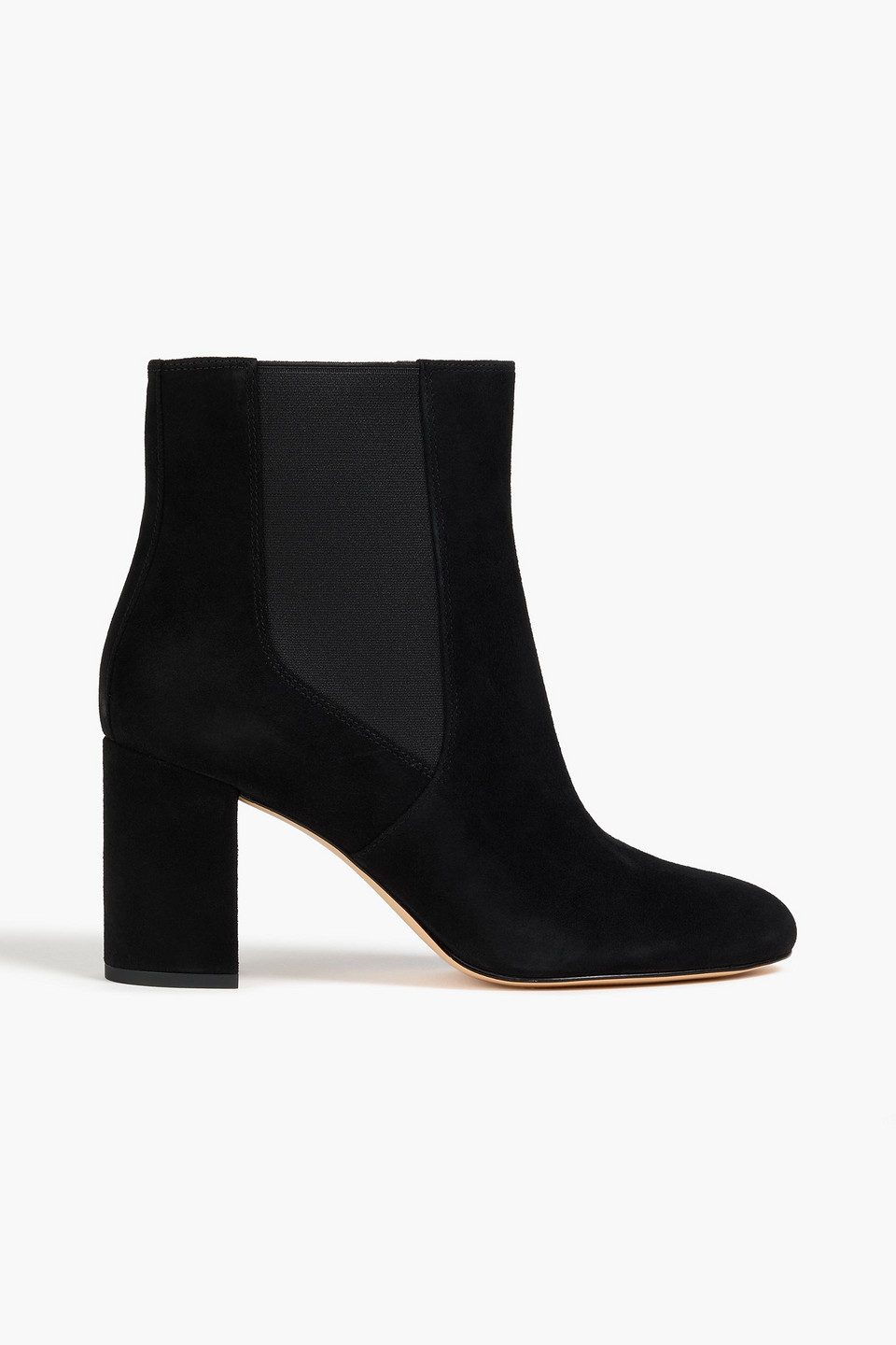 Stuart Weitzman Celina 75 Suede Ankle Boots In Blue