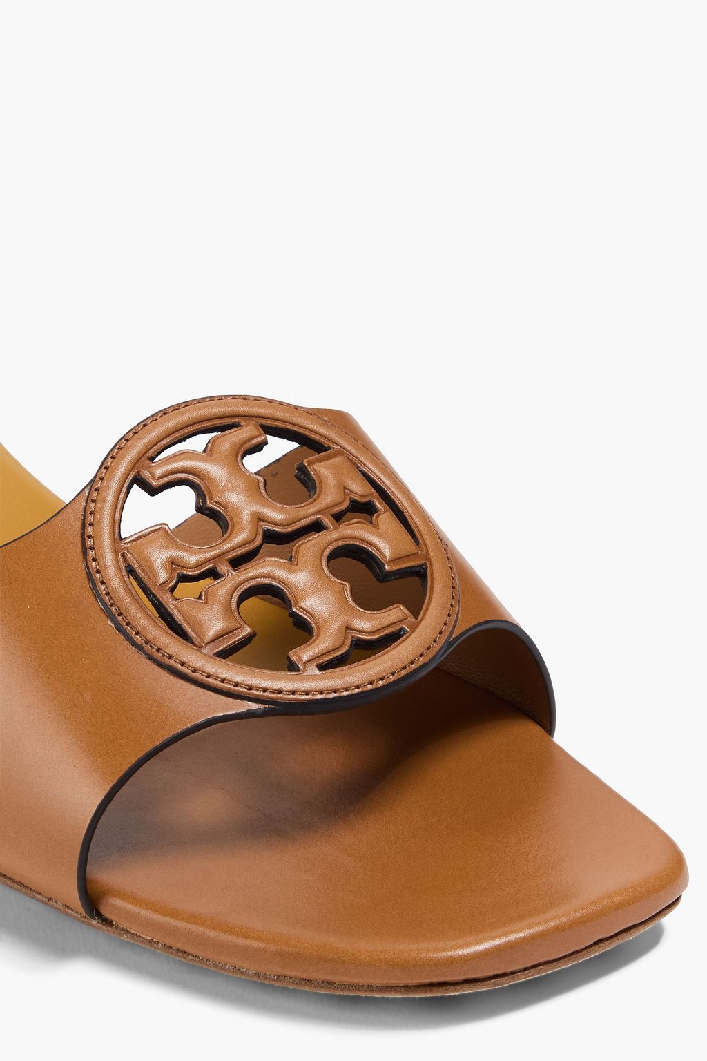 TORY BURCH Bombe Miller embellished leather slides