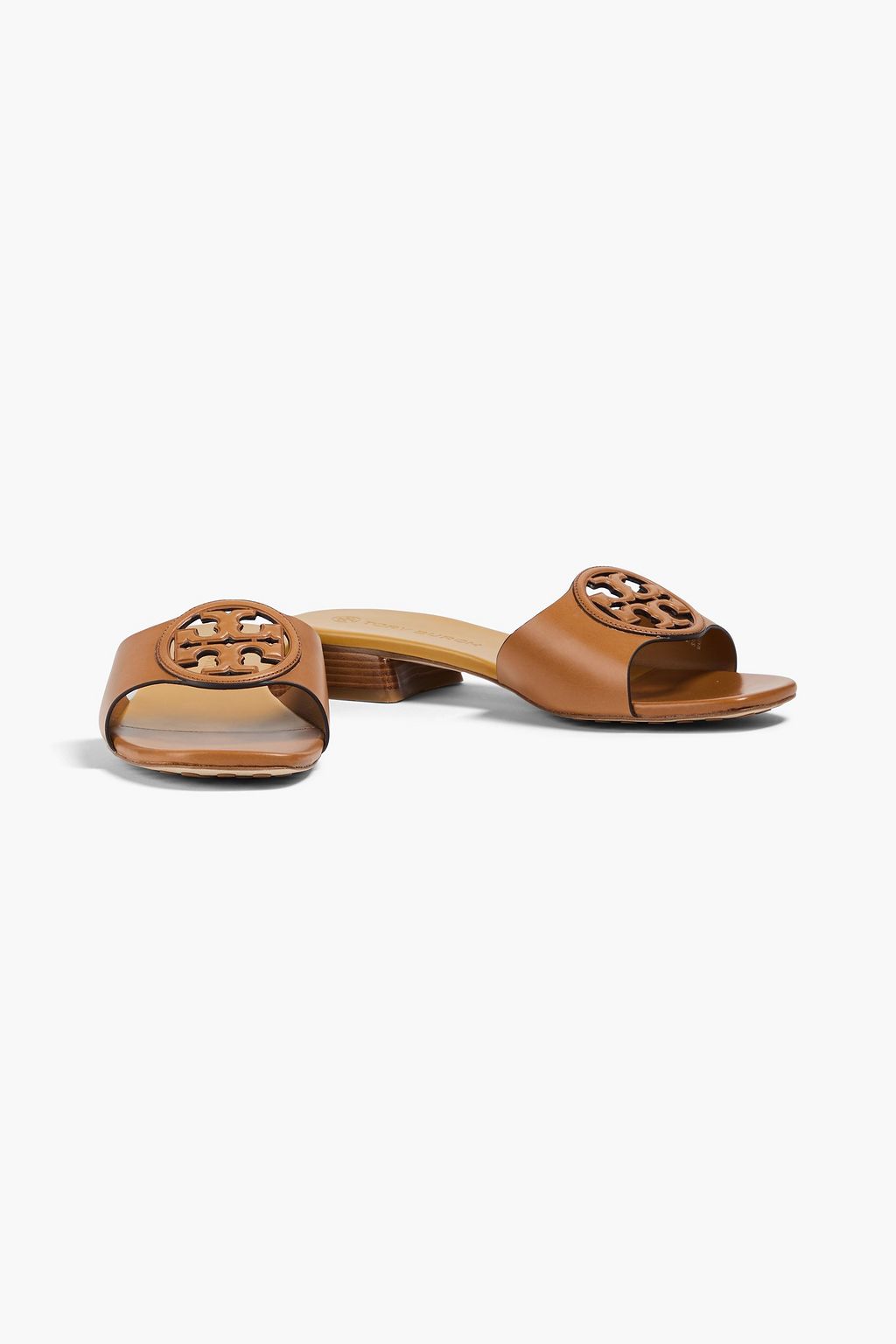 TORY BURCH Bombe Miller embellished leather slides