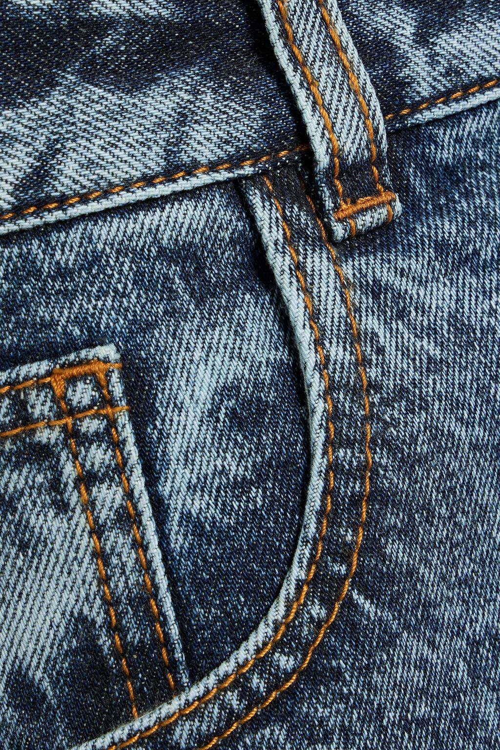 ALAÏA High-rise wide-leg jeans