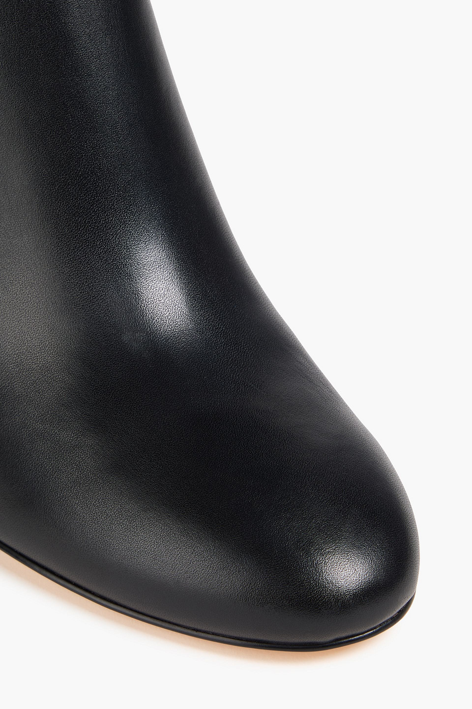 Stuart Weitzman Celina 60 Leather Knee Boots In Black