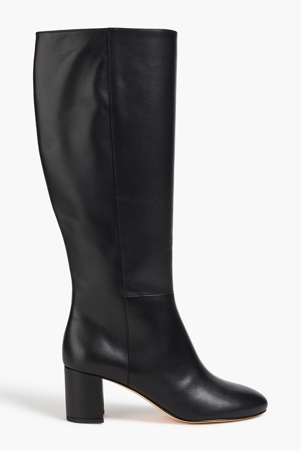 Stuart Weitzman Celina 60 Leather Knee Boots In Black