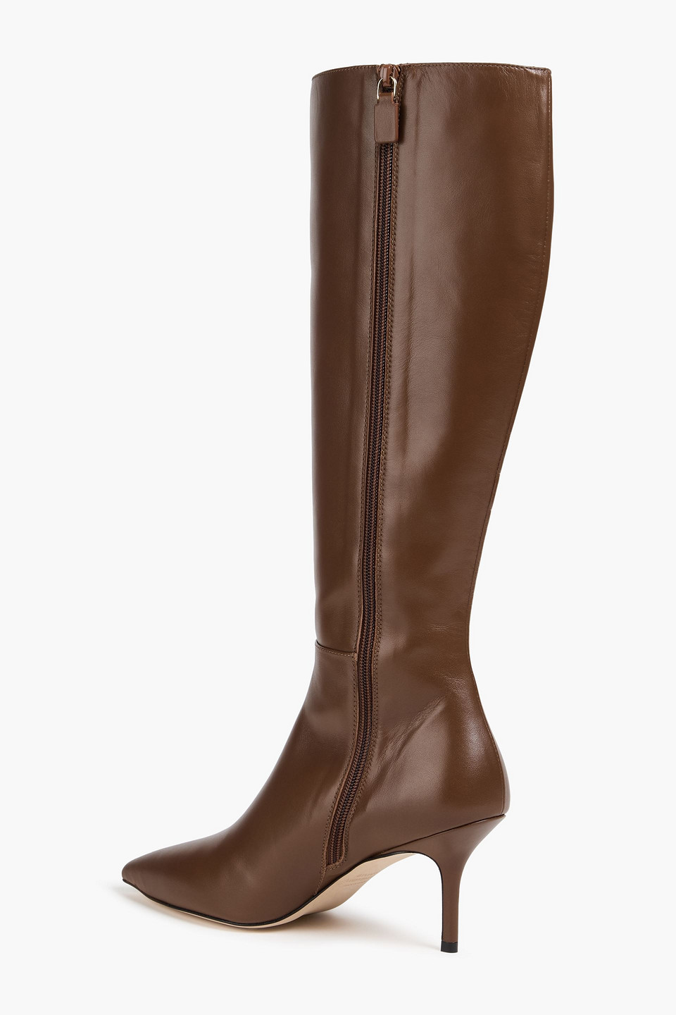 Stuart Weitzman Mara 75 Kniehohe Stiefel Aus Leder In Brown