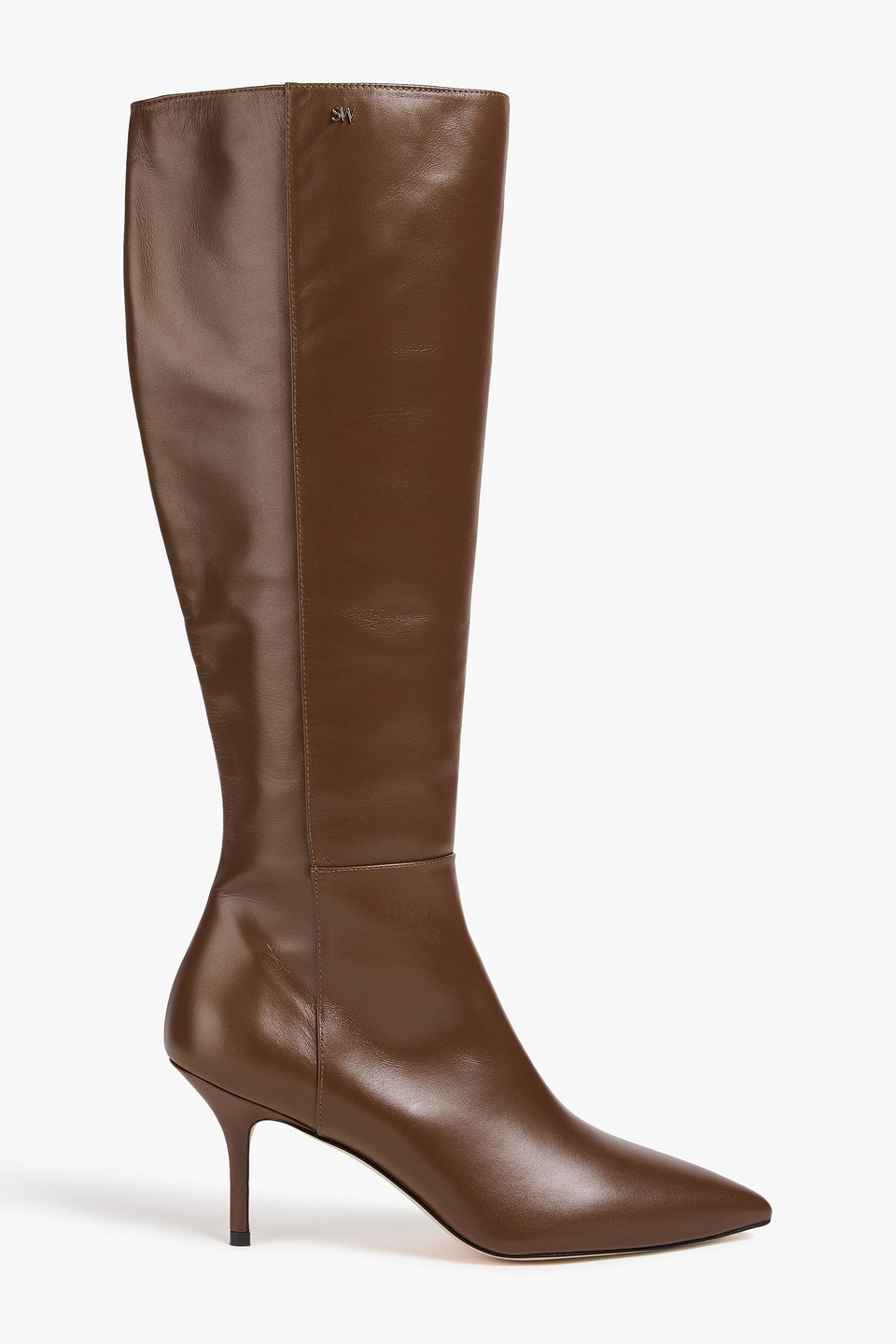 Stuart Weitzman Mara 75 Kniehohe Stiefel Aus Leder In Brown