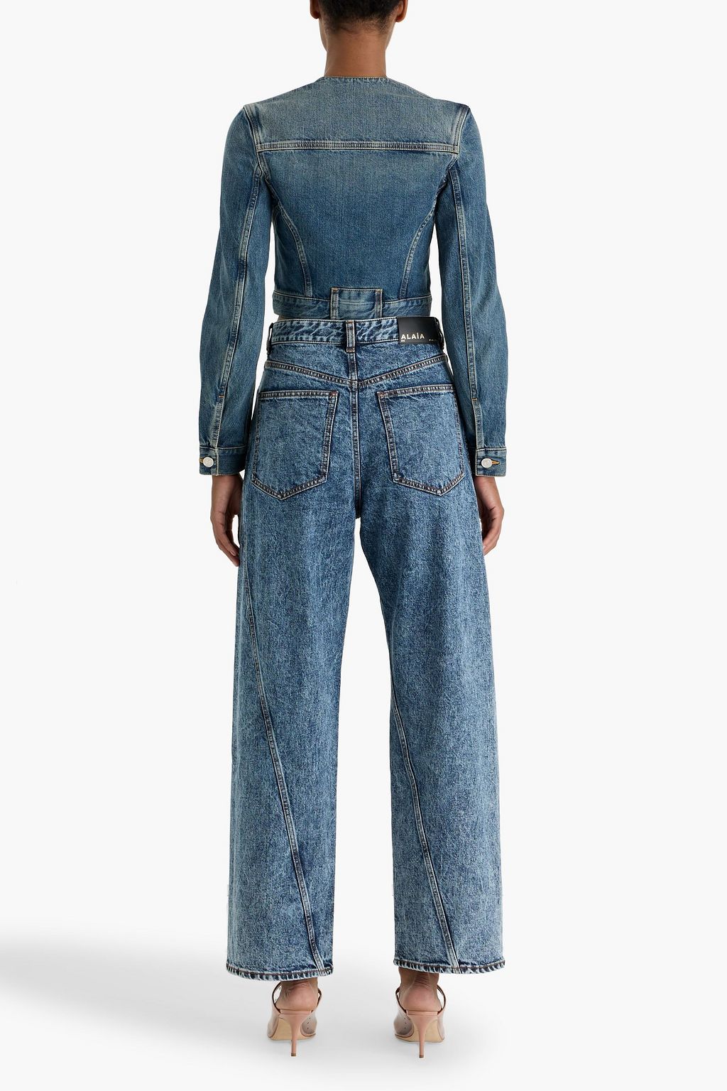 ALAÏA Cropped denim jacket