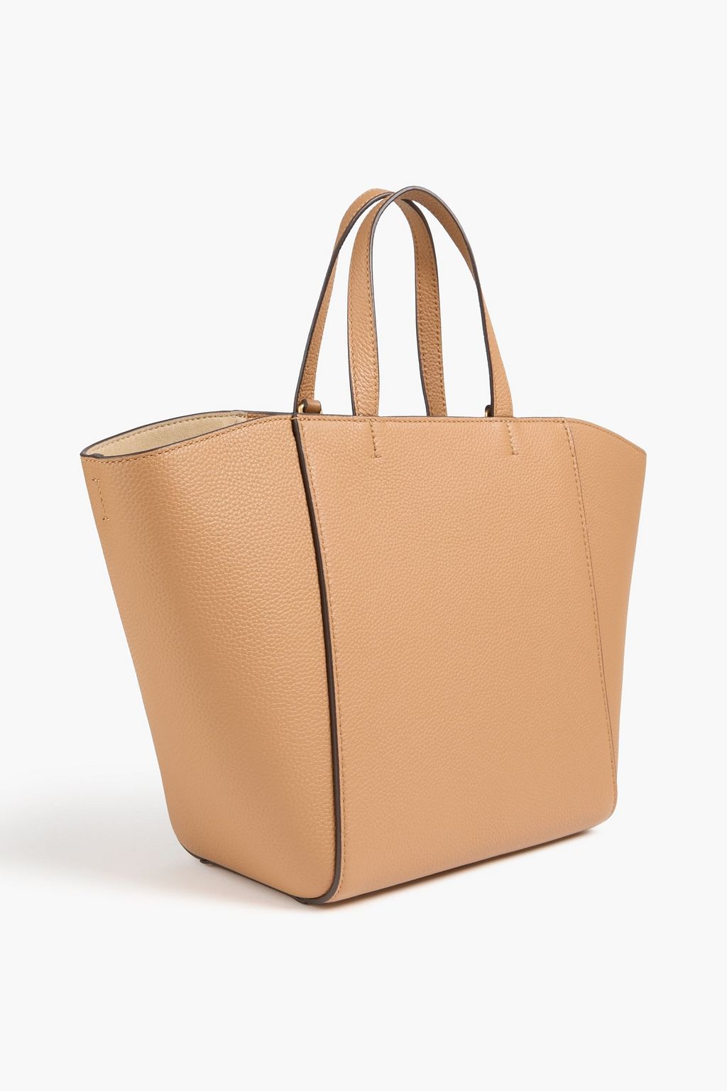 TORY BURCH Mcgraw pebbled-leather tote
