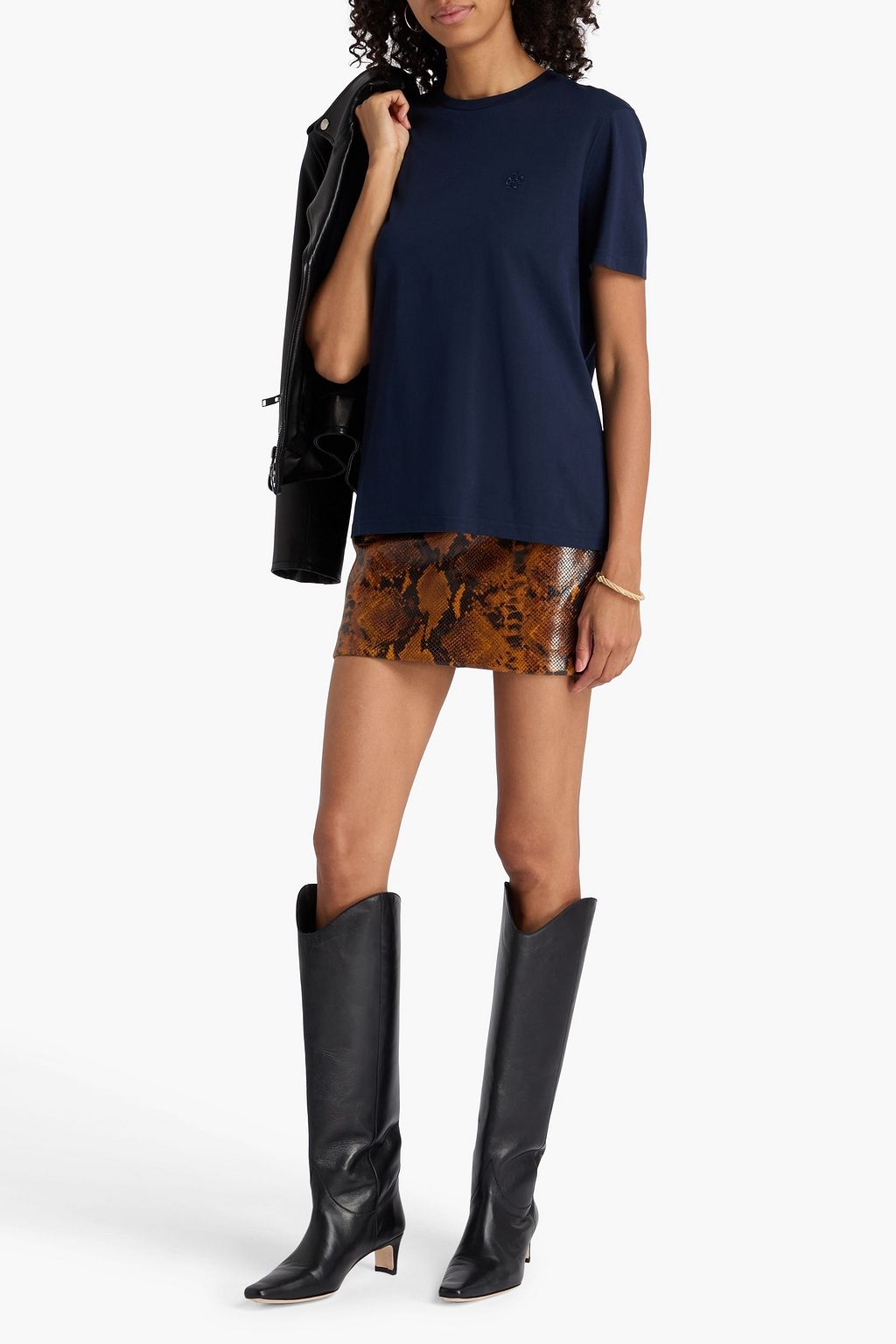 TORY BURCH T-Shirt aus Baumwoll-Jersey