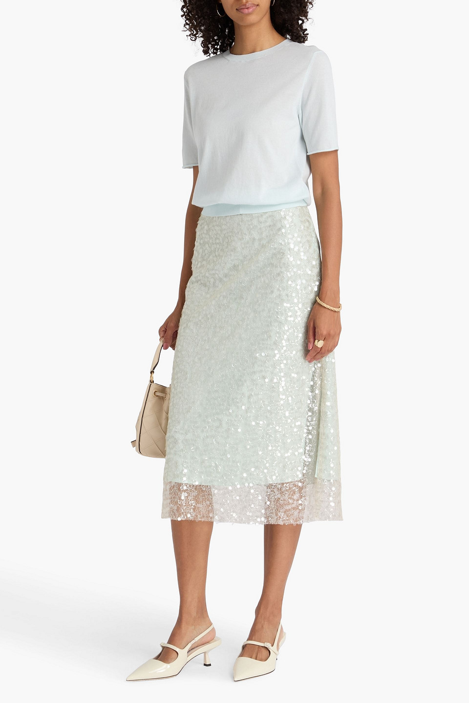  Tory Burch - Cotton Top - Blue - L 