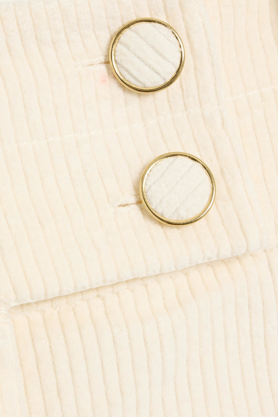 Farm Rio Cotton-corduroy Wide-leg Pants In Neutral