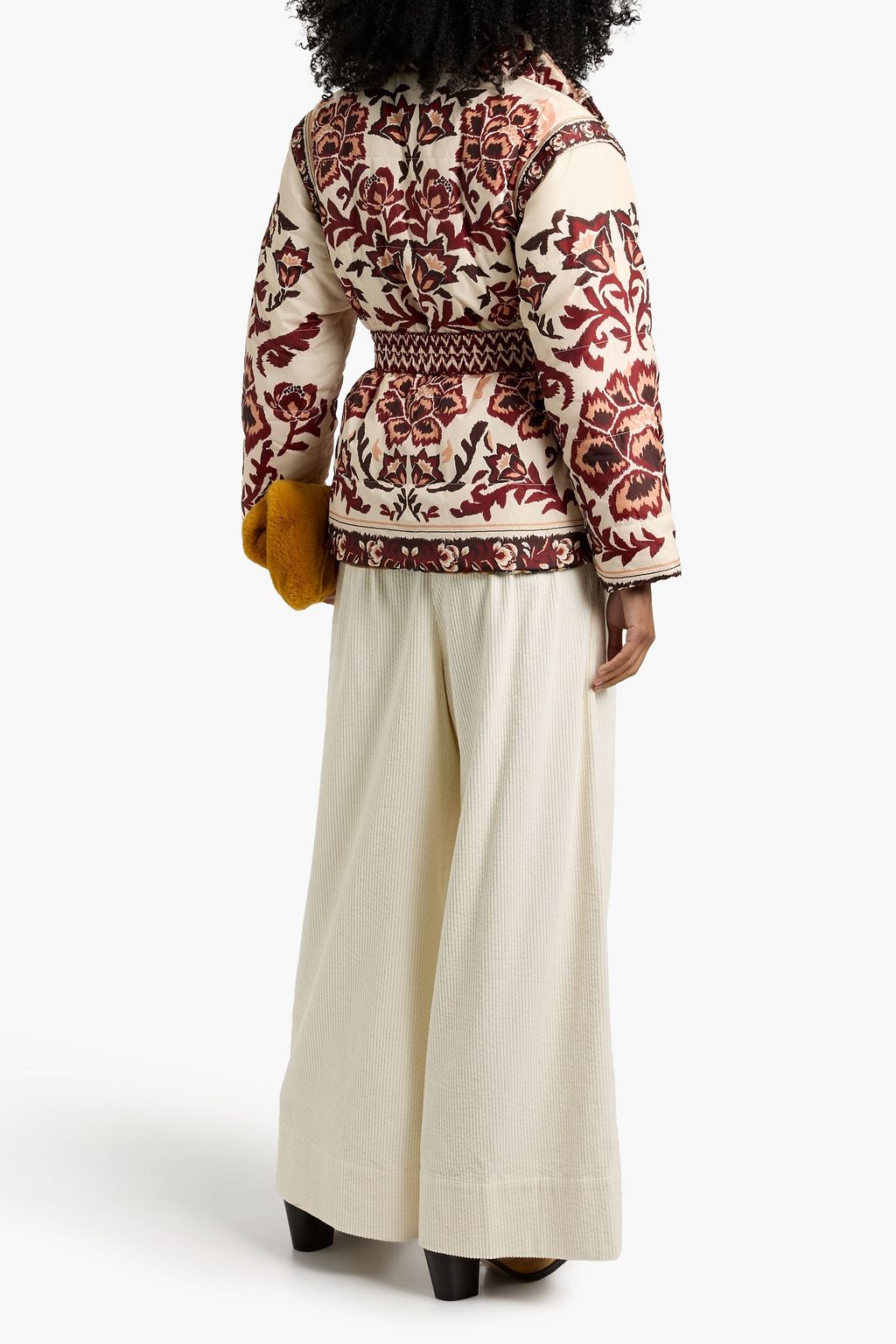 FARM RIO Reversible belted printed shell jacket