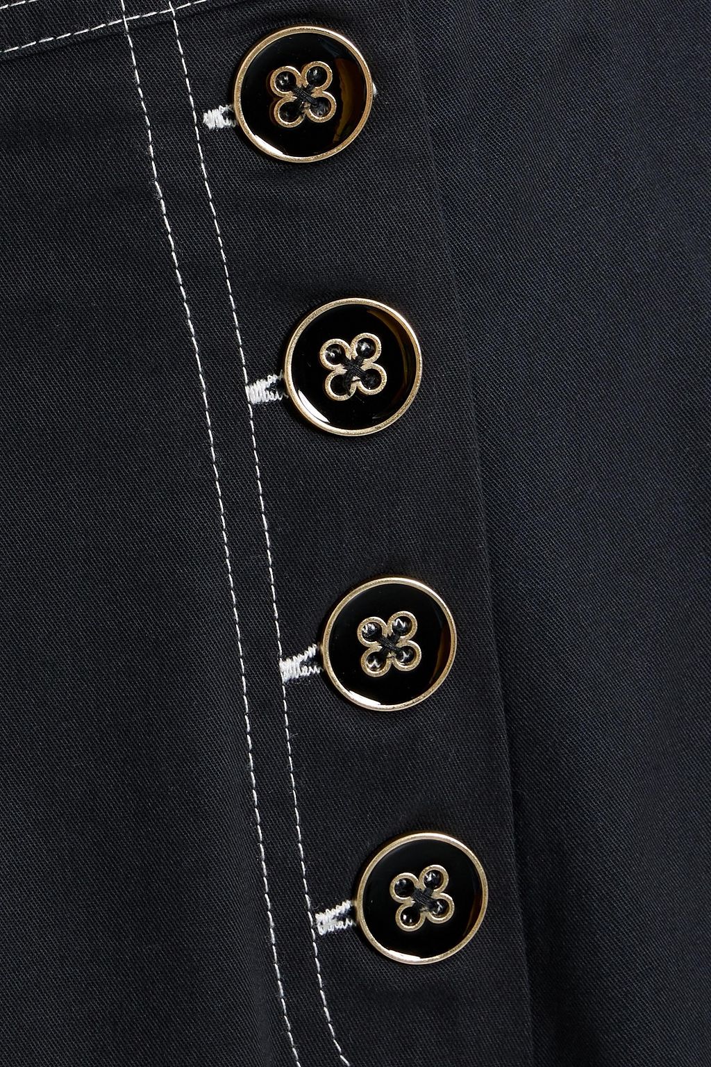 FARM RIO Cotton-twill wide-leg pants
