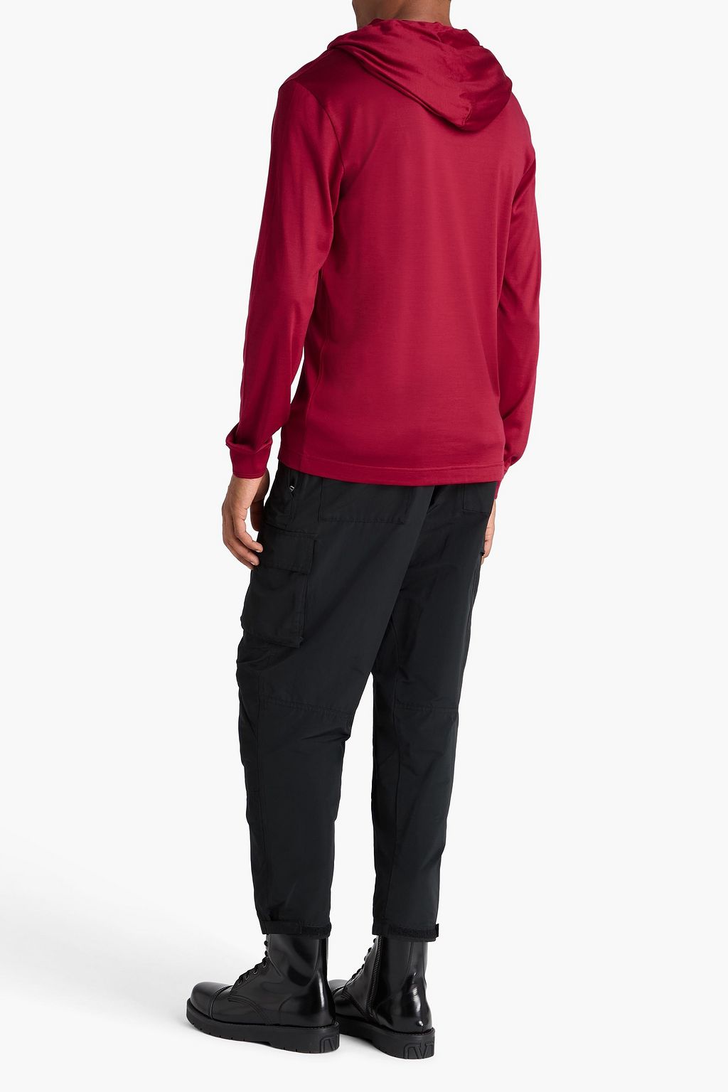 DOLCE&GABBANA Silk-jersey hoodie