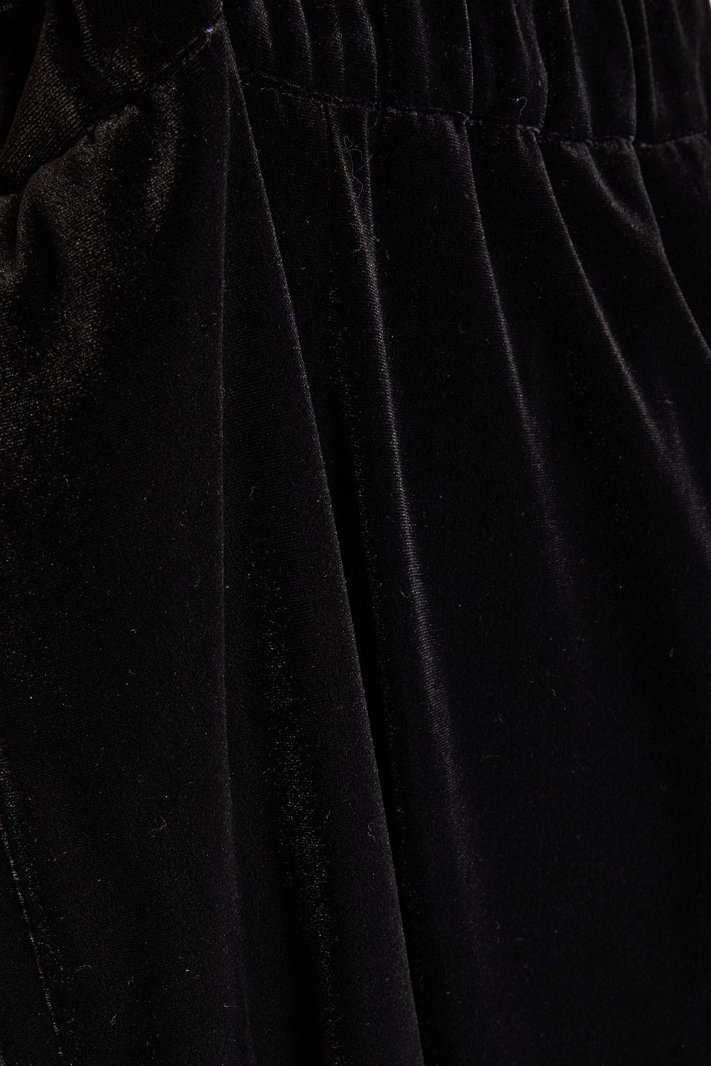 DOLCE&GABBANA Stretch-velvet wide-leg pants