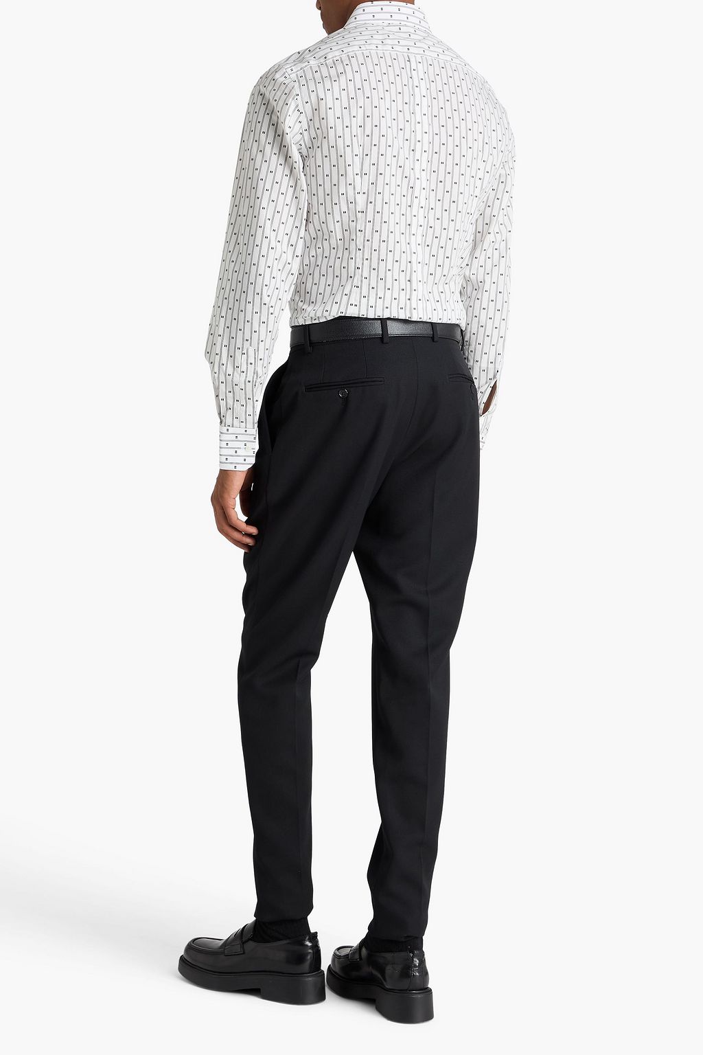 DOLCE&GABBANA Printed cotton-poplin shirt