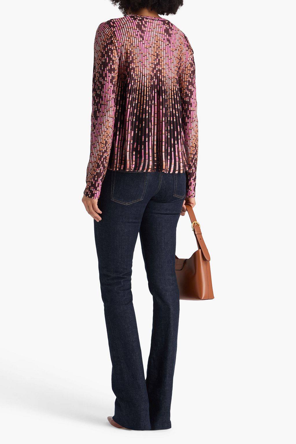 MISSONI بلوزة بحبكة بتصميم مضلّع