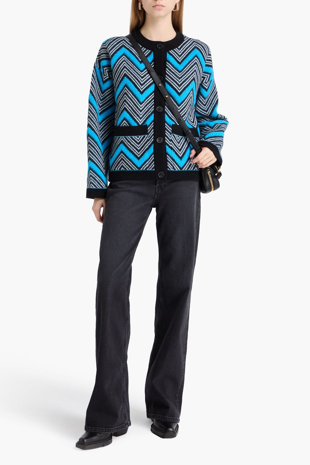 MISSONI كارديغان من الصوف بحبكة بوكليه