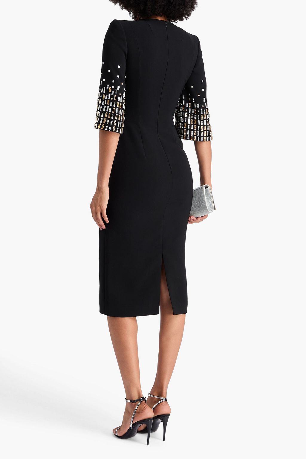JENNY PACKHAM Embellished crepe gown