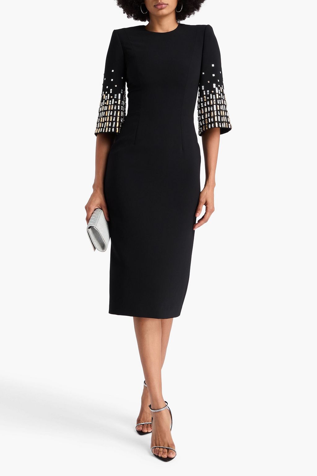 JENNY PACKHAM Embellished crepe gown