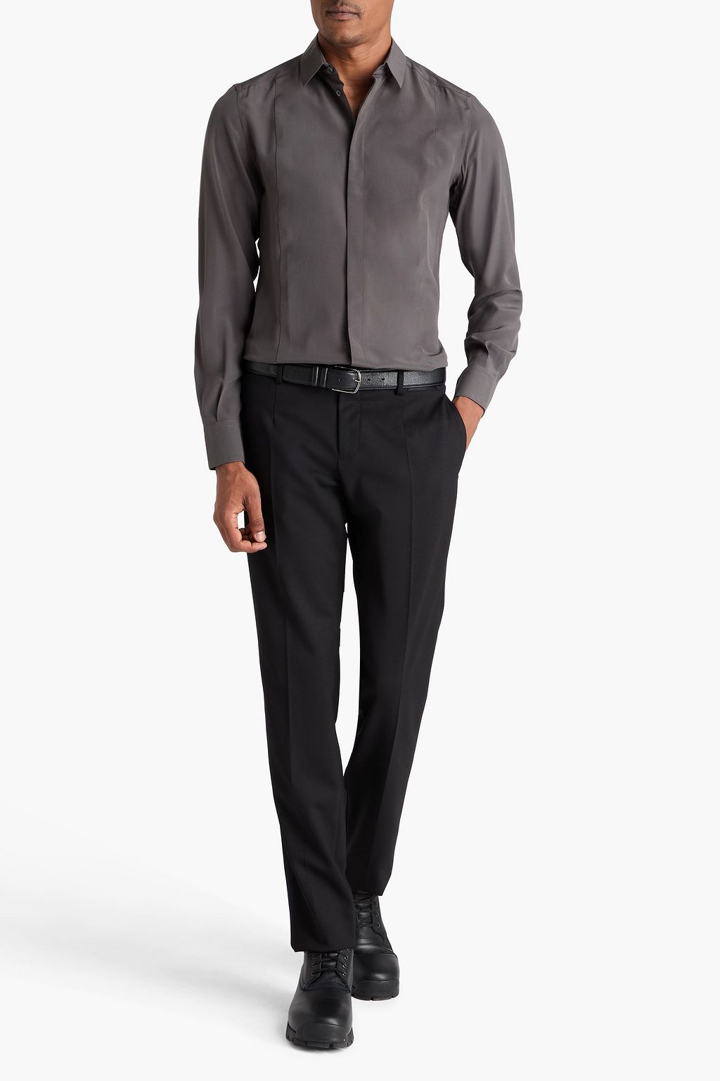 DOLCE&GABBANA Silk crepe de chine shirt
