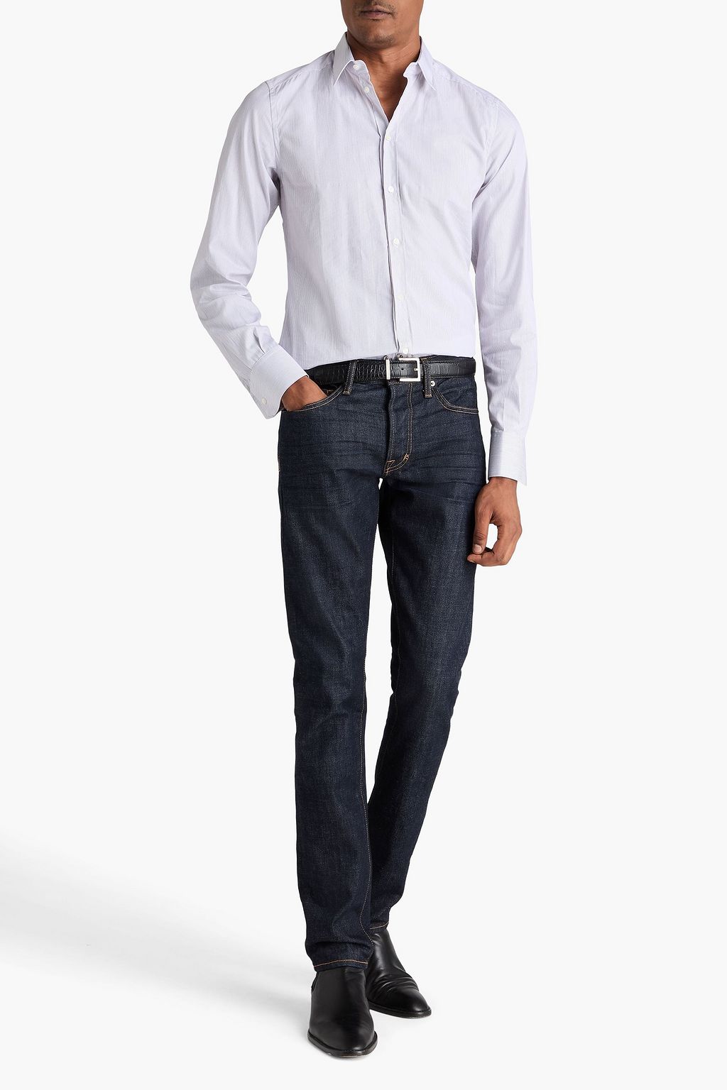 DOLCE&GABBANA Striped cotton shirt