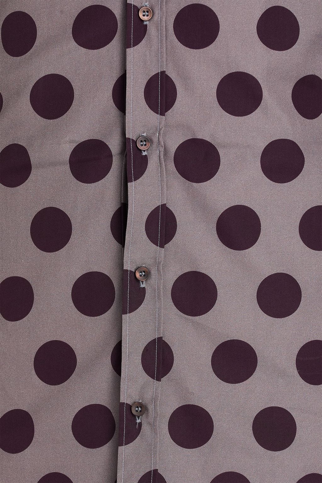 DOLCE&GABBANA Polka-dot cotton shirt