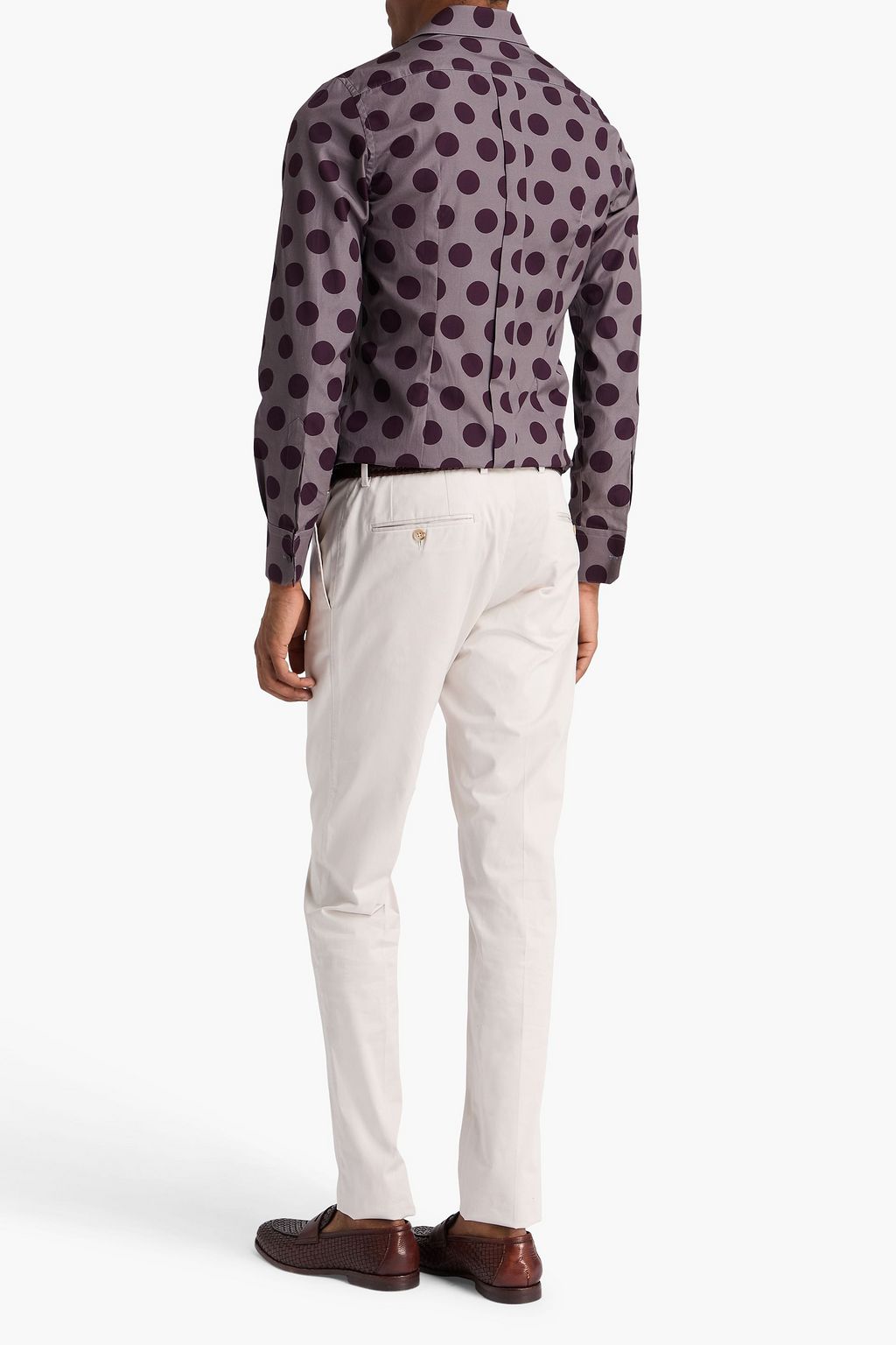 DOLCE&GABBANA Polka-dot cotton shirt