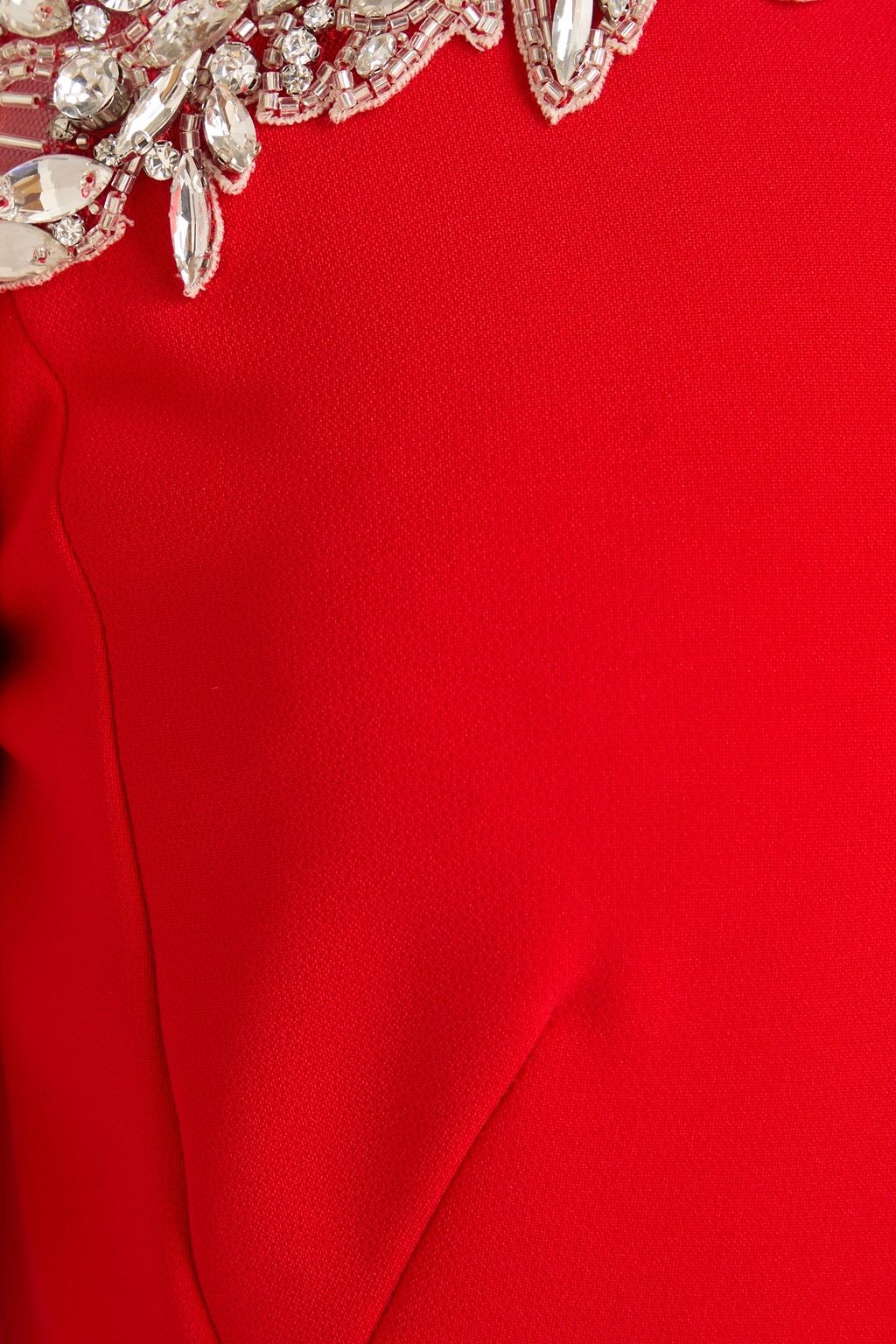 JENNY PACKHAM Embellished crepe midi dress