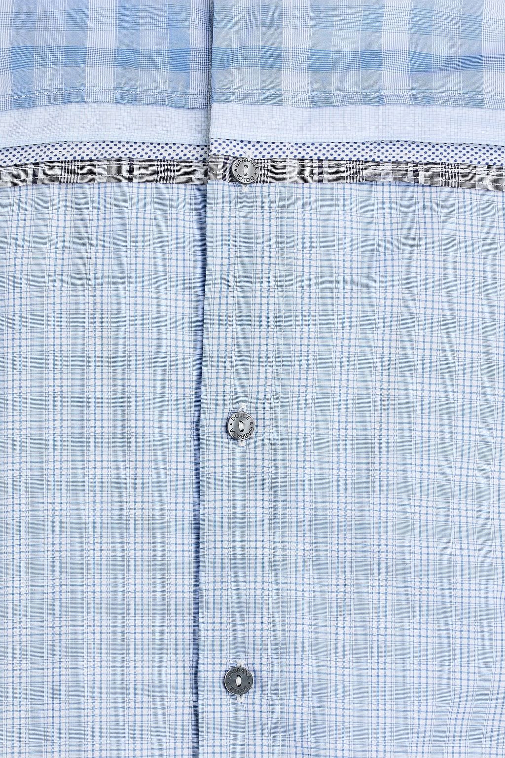 DOLCE&GABBANA Checked cotton shirt