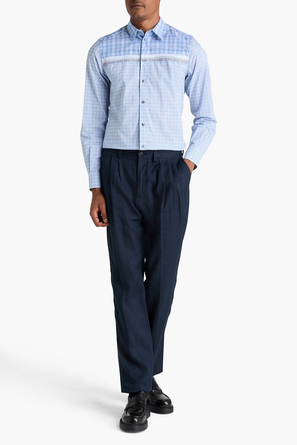 DOLCE&GABBANA Checked cotton shirt