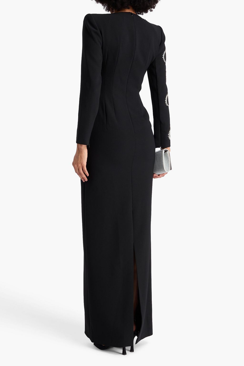 JENNY PACKHAM Embellished crepe gown