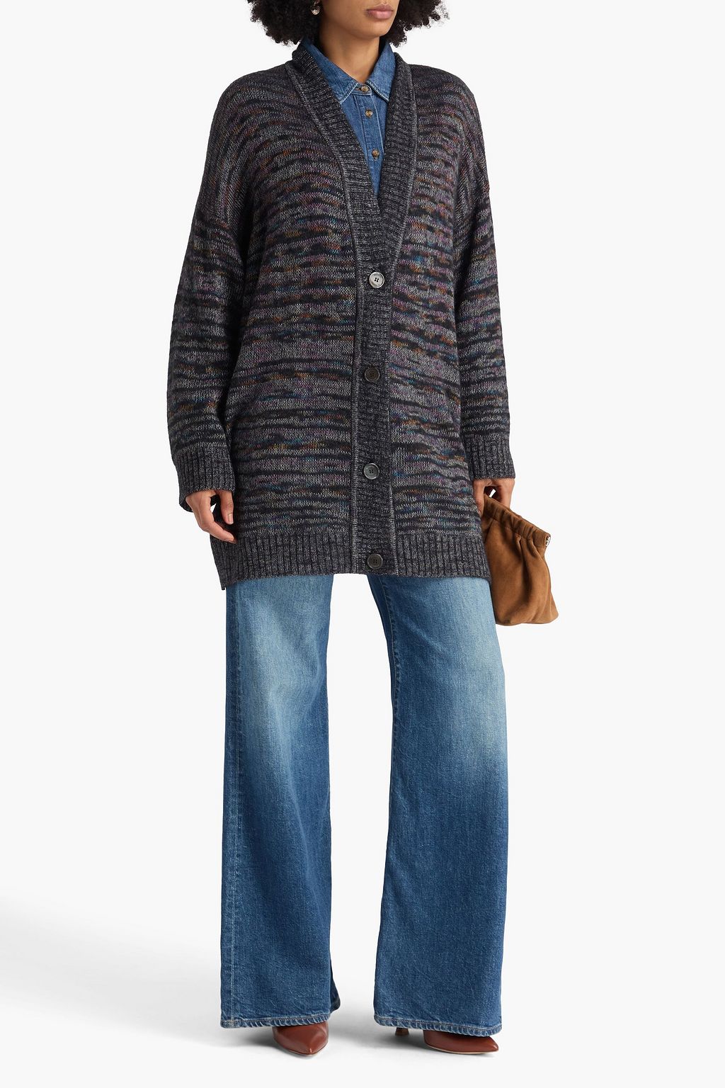MISSONI كارديغان من نسيج بحبكة كروشيه