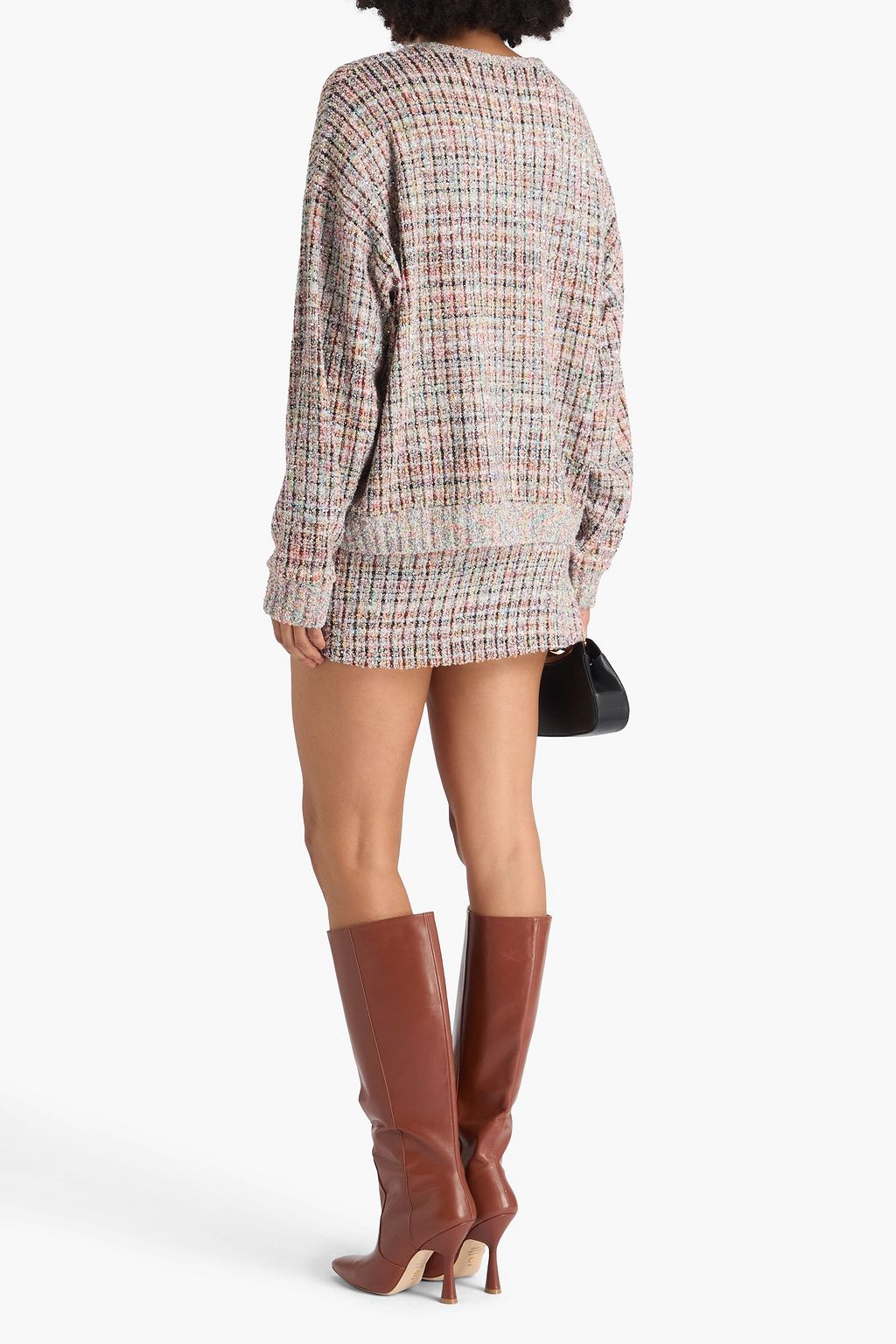 MISSONI ブークレニット セーター スパンコール付き メタリック
