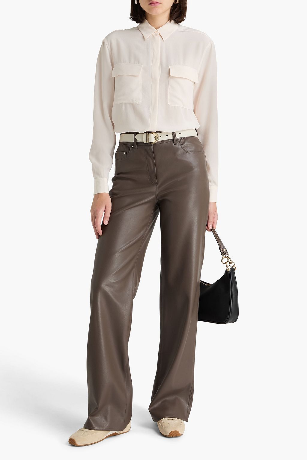 TOD'S Silk-crepe shirt