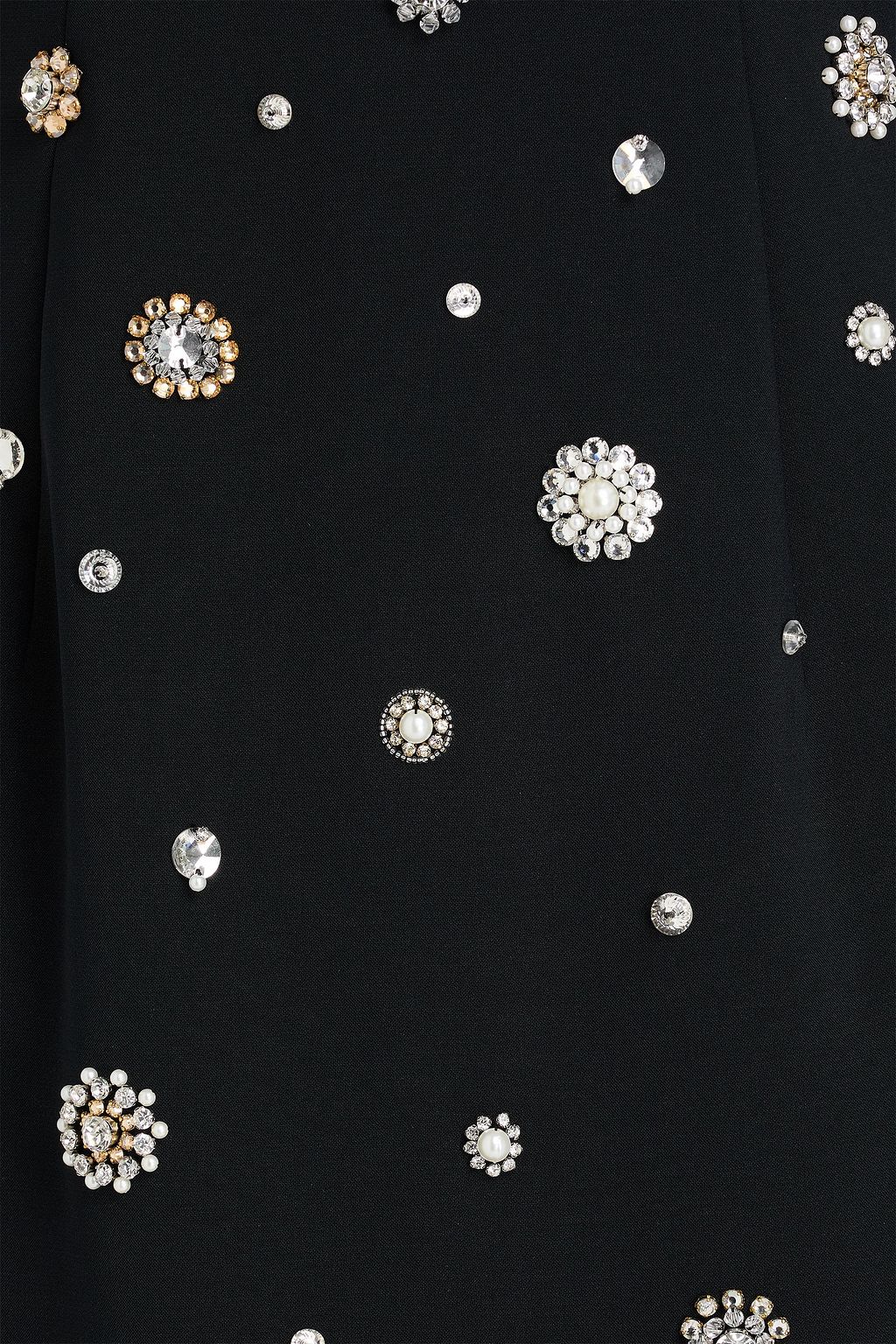 JENNY PACKHAM Embellished crepe midi dress