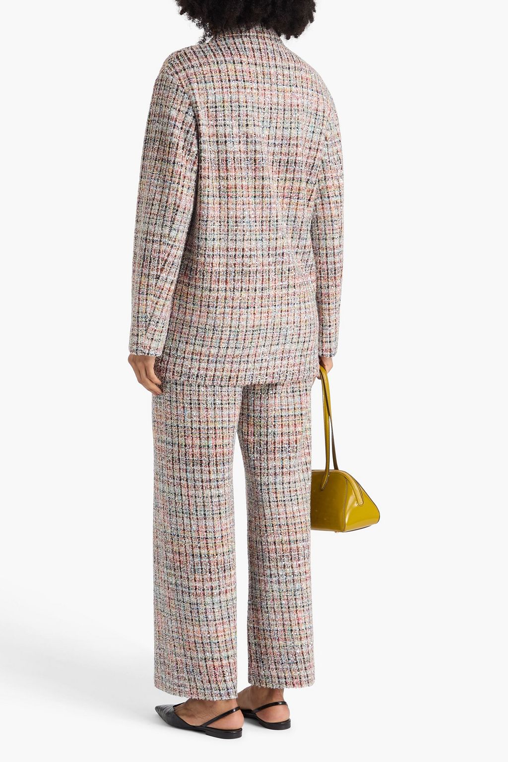 MISSONI ブークレツイード ダブルブレストブレザー スパンコール付き
