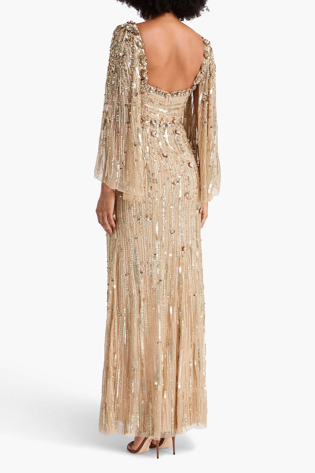 JENNY PACKHAM Brightstar embellished tulle gown
