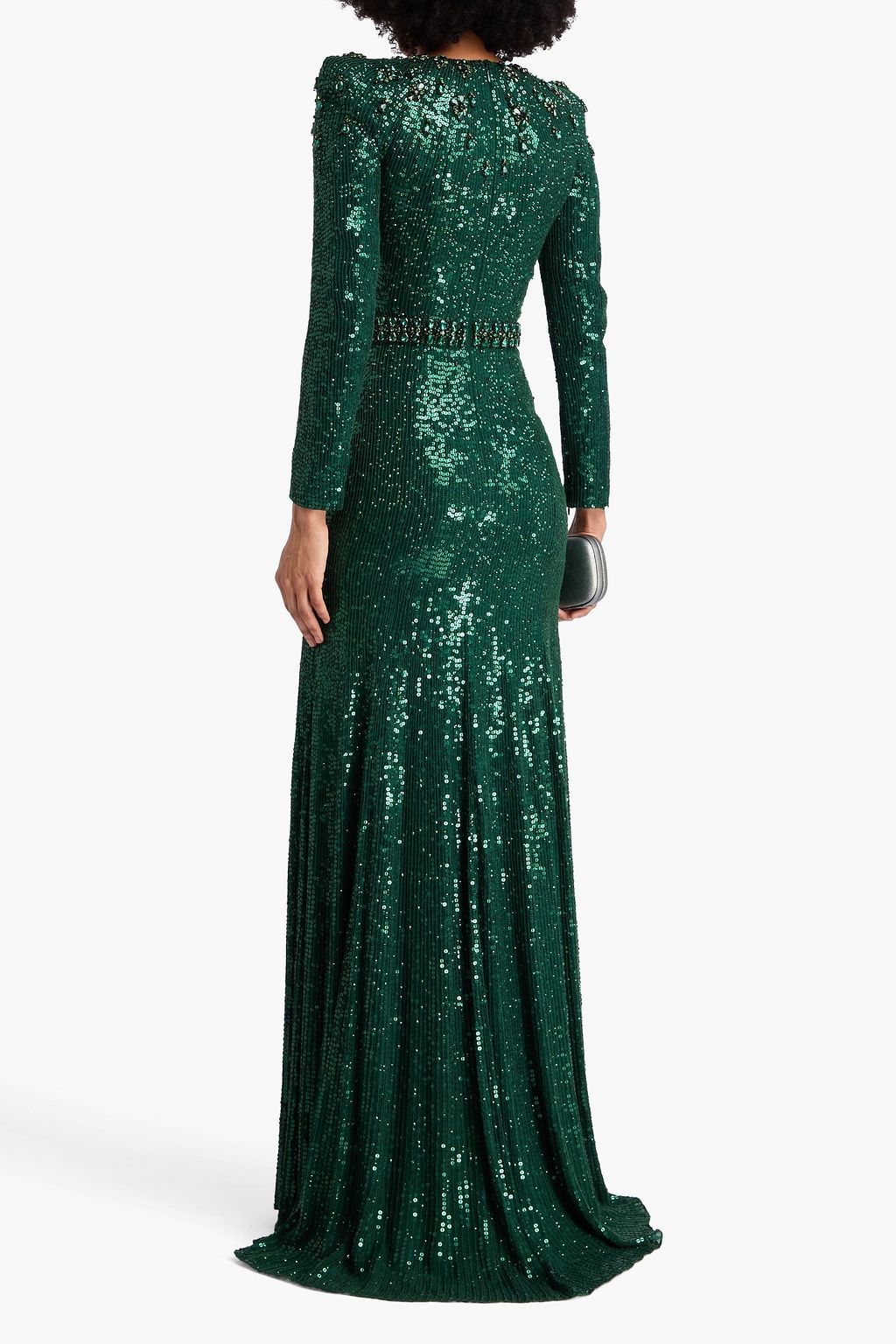 JENNY PACKHAM Georgia embellished sequined tulle gown