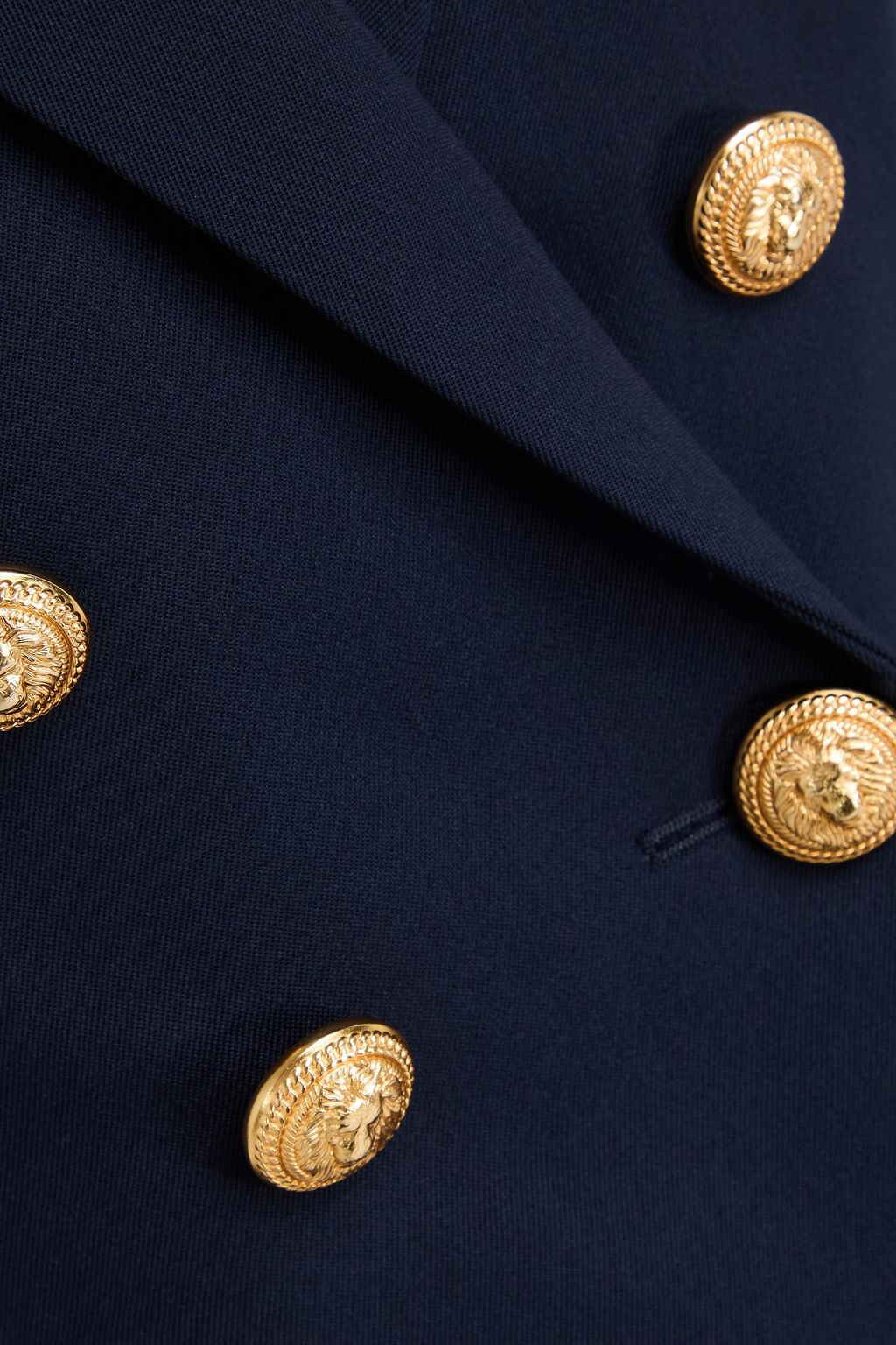 BALMAIN Doppelreihiger Blazer aus Woll-Twill