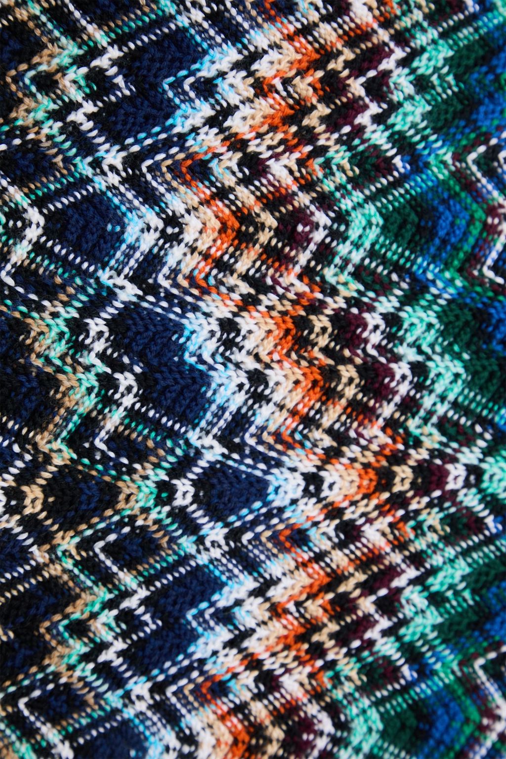 MISSONI تنورة قصيرة من الصوف ومزيج القطن