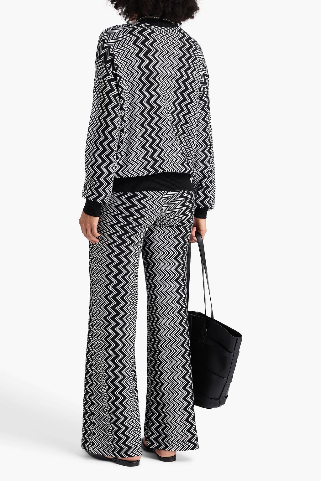 MISSONI かぎ針編みニット ウール混 タートルネックセーター