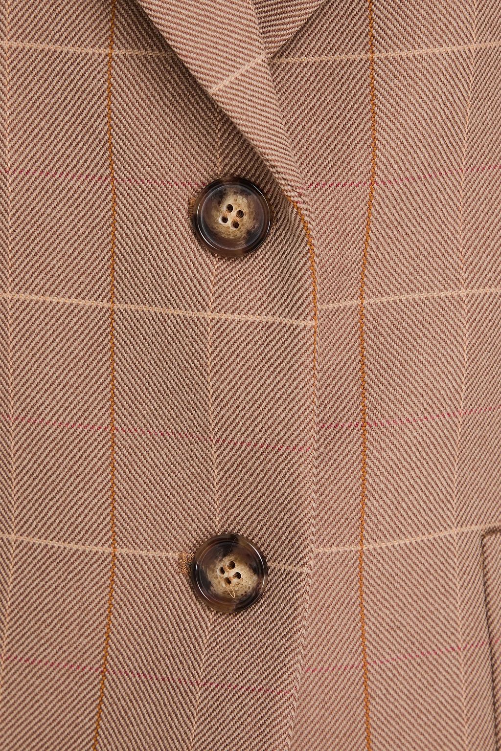 VICTORIA BECKHAM Checked wool blazer