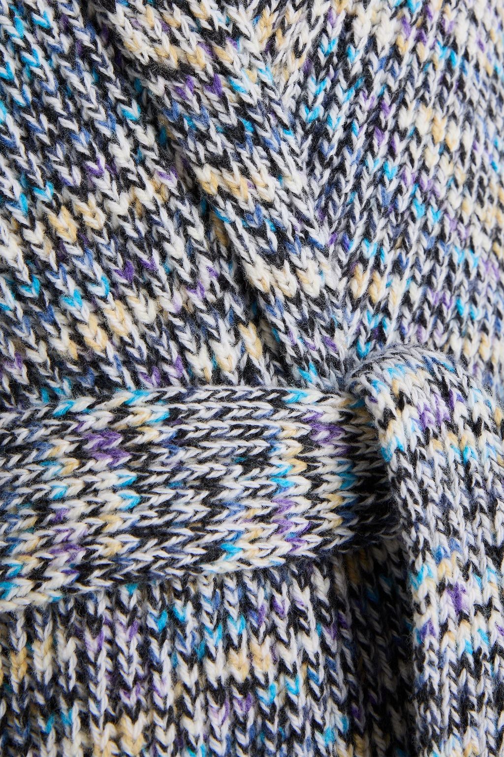 MISSONI كارديغان مضلع من الصوف المرقّش