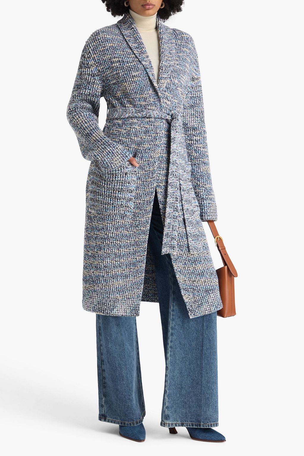 MISSONI كارديغان مضلع من الصوف المرقّش