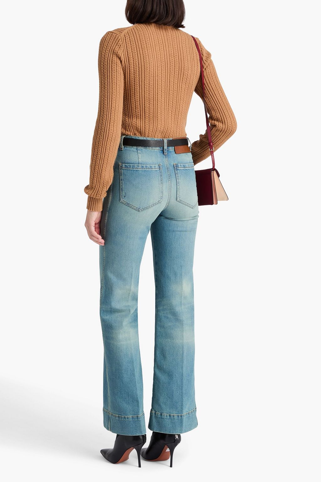 VICTORIA BECKHAM ハイライズ フレアジーンズ