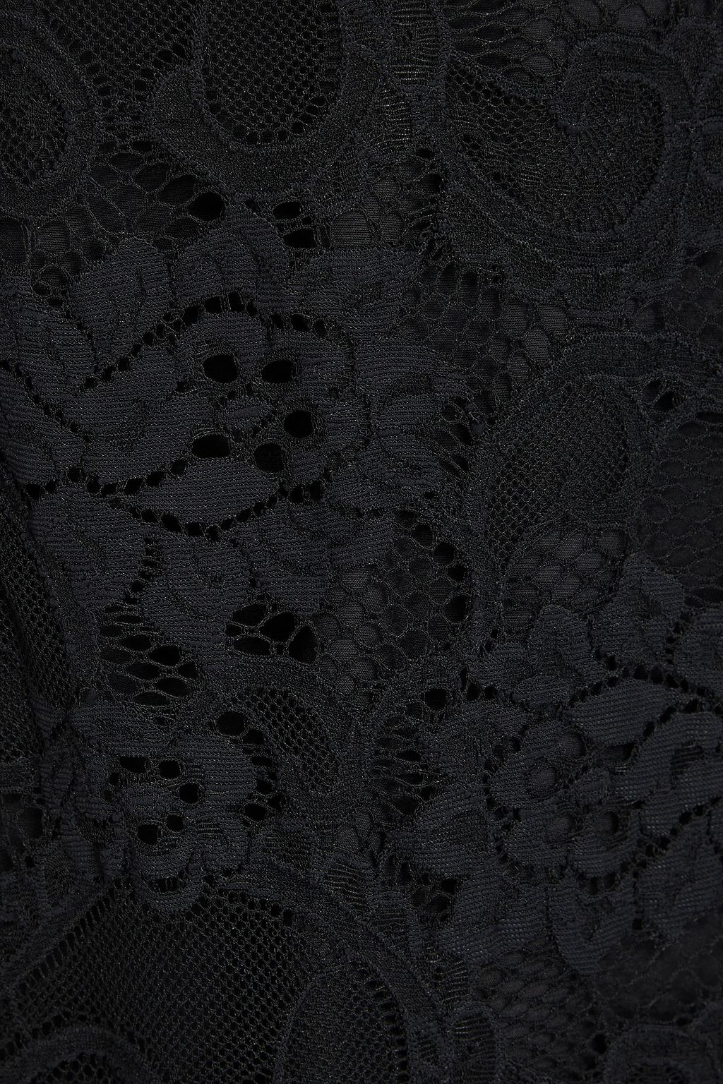 DOLCE&GABBANA فستان قصير من الدانتيل المطاط